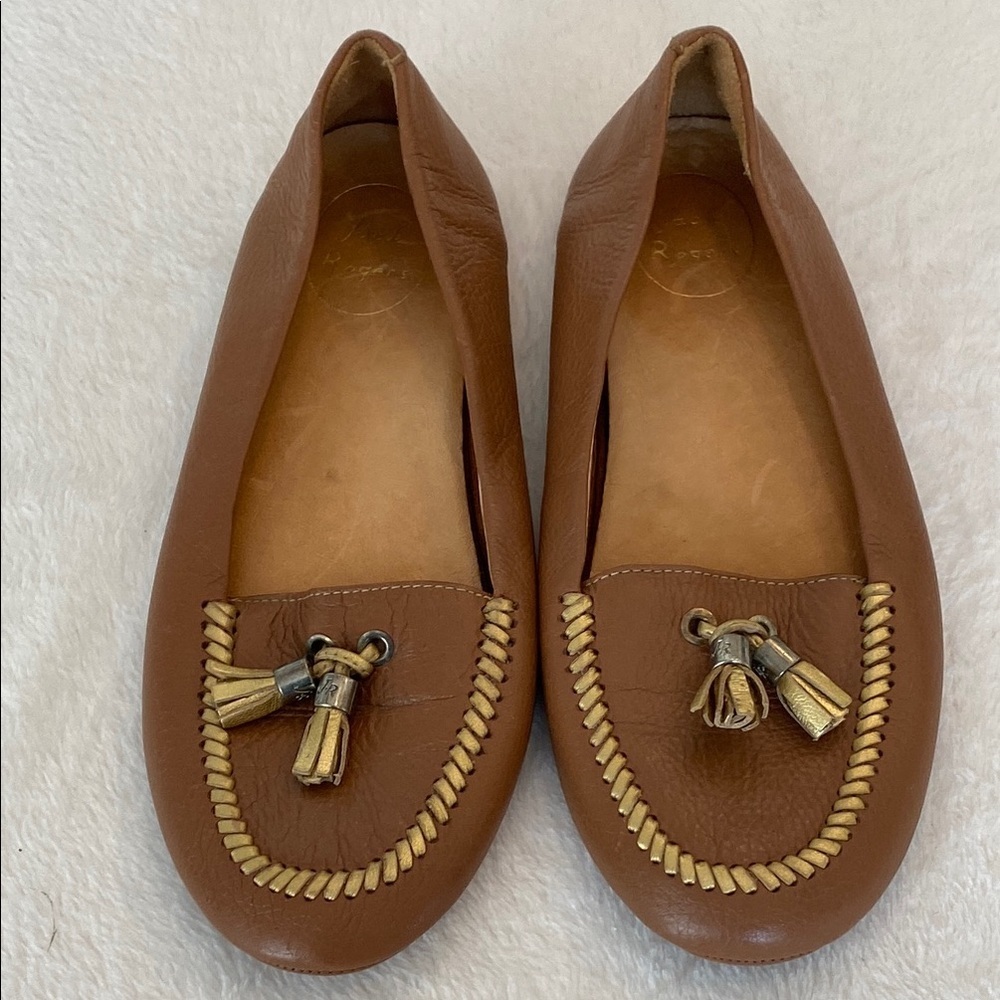 Jack Rogers Terra Brown Moccasin Tassel Loafers